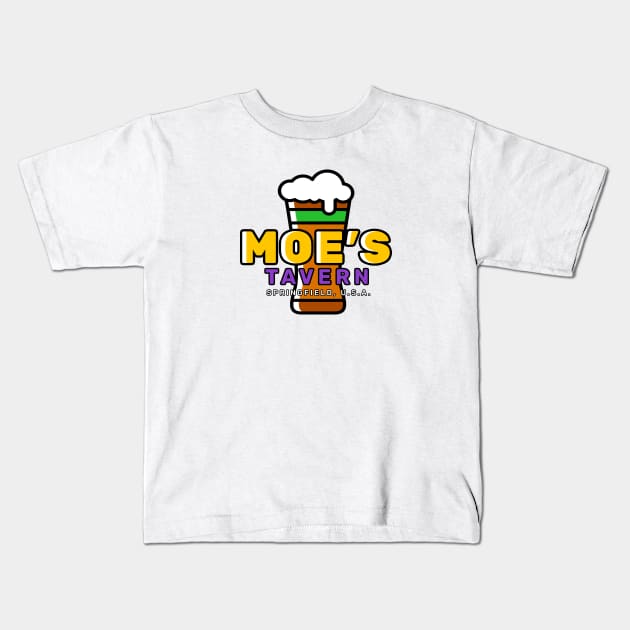 Moe's Tavern Kids T-Shirt by Screen Break